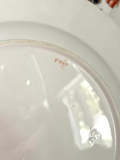 RESERVED - AMYLEA- Live 08/11 Elegant Antique Set of 8 Copeland England Dinner Plates - Marked And Date Stamped Circa 1899 Outstanding Condition 10”