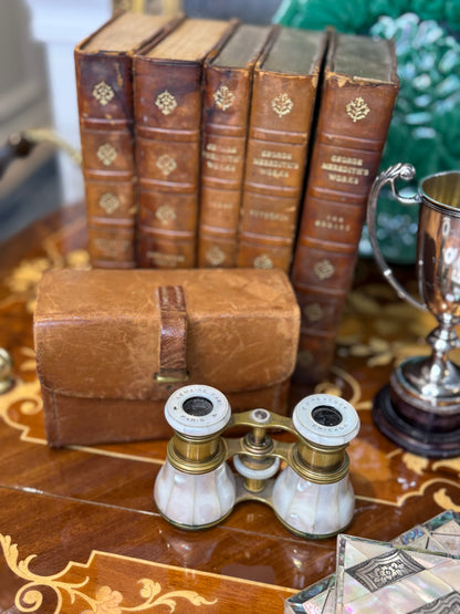Antique French Mother-of-Pearl Opera Glasses | Lemaire Paris for C.D. Peacock Chicago