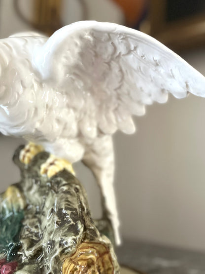 Live 08/25 Majolica Parrot Italian