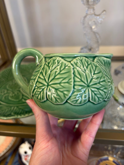 Beautiful Bordallo Pinheiro creamer!