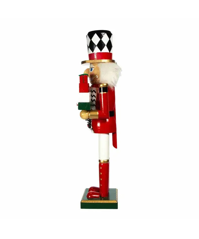 15“ Red, White and Black Nutcracker