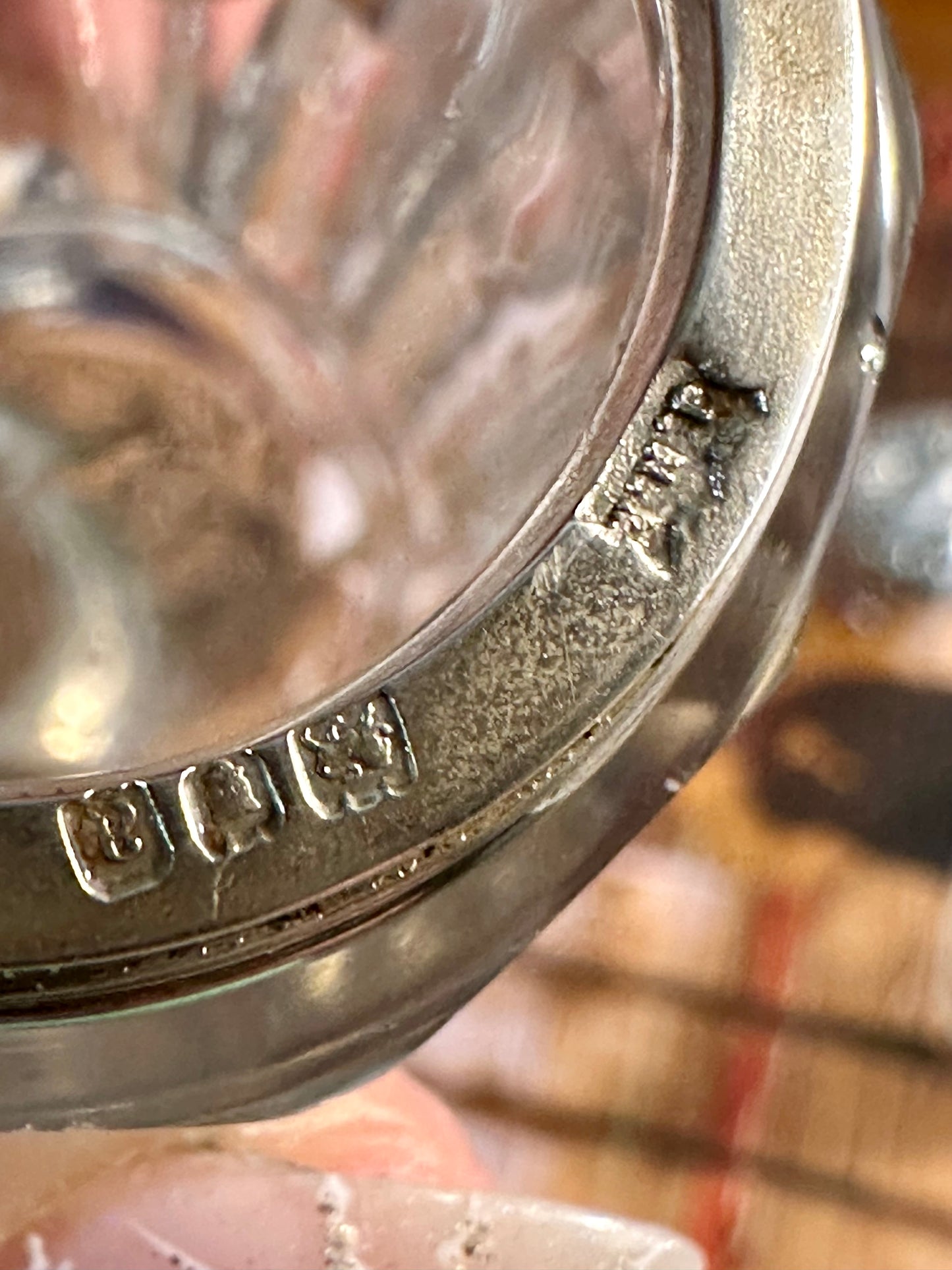 Beautiful Victorian Mappin & Webb Cut Glass & Sterling Silver Vanity Set, c. 1896