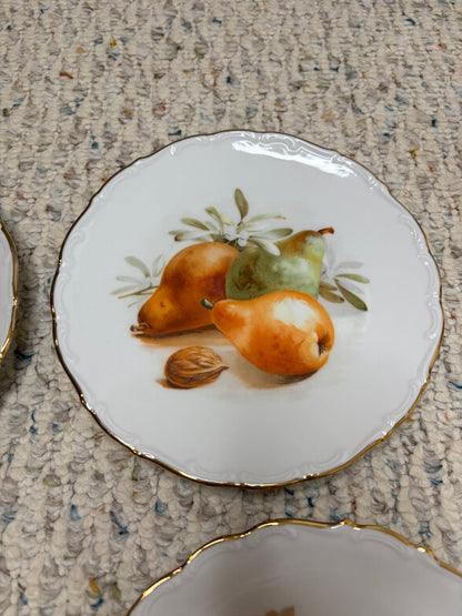 Beautiful Bavaria Fruit Plates set of 6!