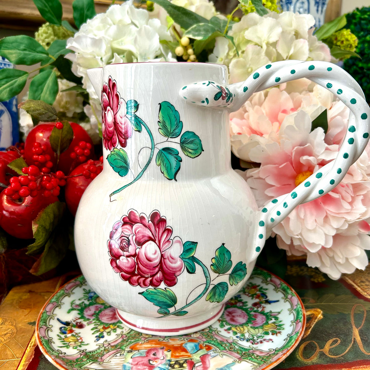 大人気☆ティファニー☆花瓶☆STRASBOURG FLOWERS☆陶器☆フラワー 