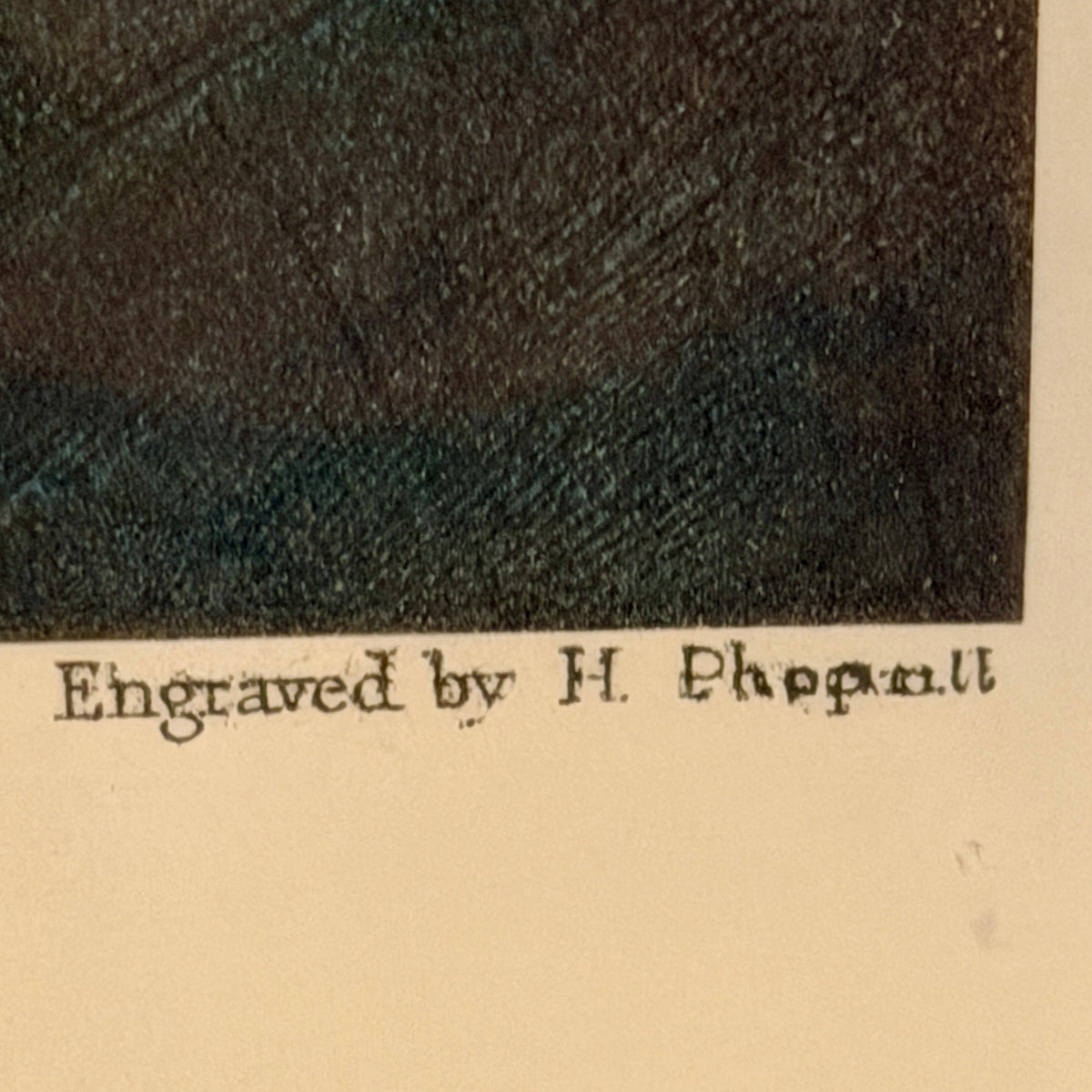 Rare Set of 2 custom antique engraving wall art named "OUTWARD & HOMEWARD BOUND" by S. Walters