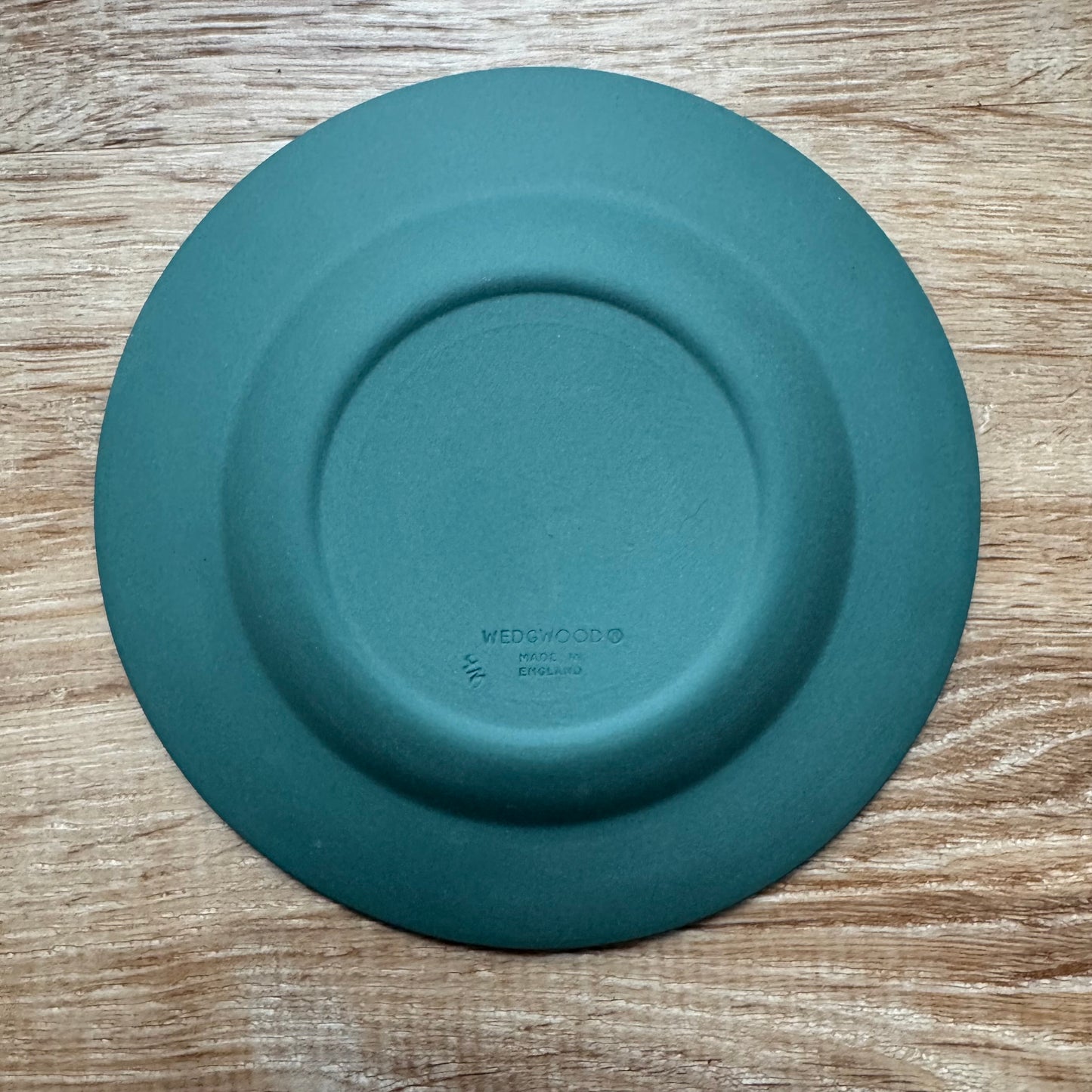 Wedgewood teal small plate 4.5”