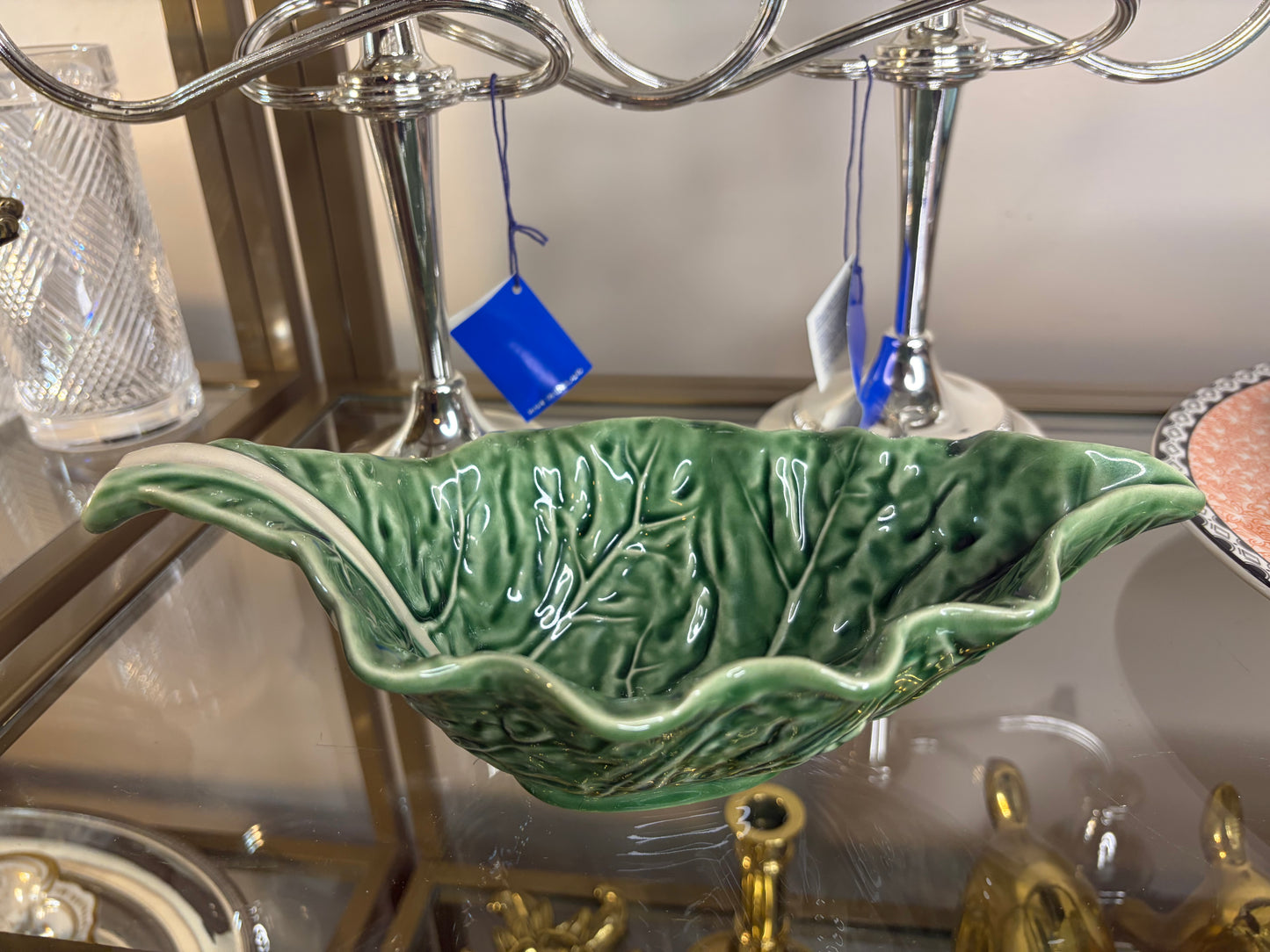 Bordallo Pinheiro cabbage ware gravy boat!