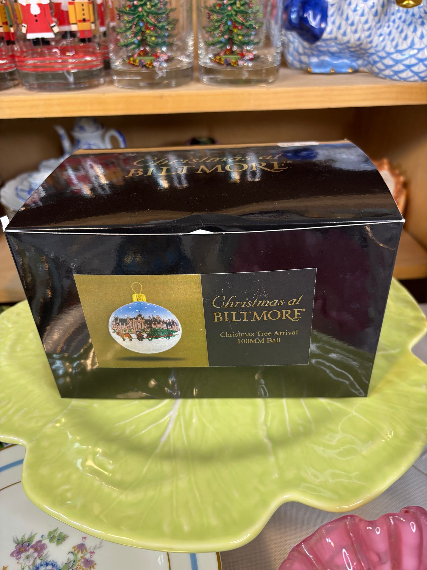 Biltmore House arrival of the tree Christmas ornament!