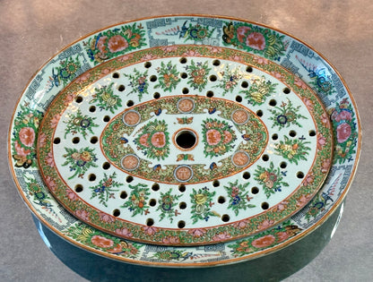Outstanding Rose Canton Mazarine Platter Set | 16” x 13”