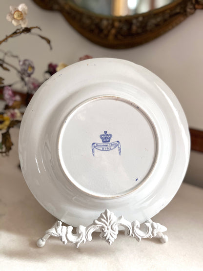Live 09/29 Antique H. & R. Daniel Imari Ironstone Plate, Pheasant Chinoiserie, Cobalt, Iron Red & Gilt, Staffordshire c. 1830–1845