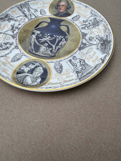 Collectible Wedgewood historic year plate 2002 Portland base 1789