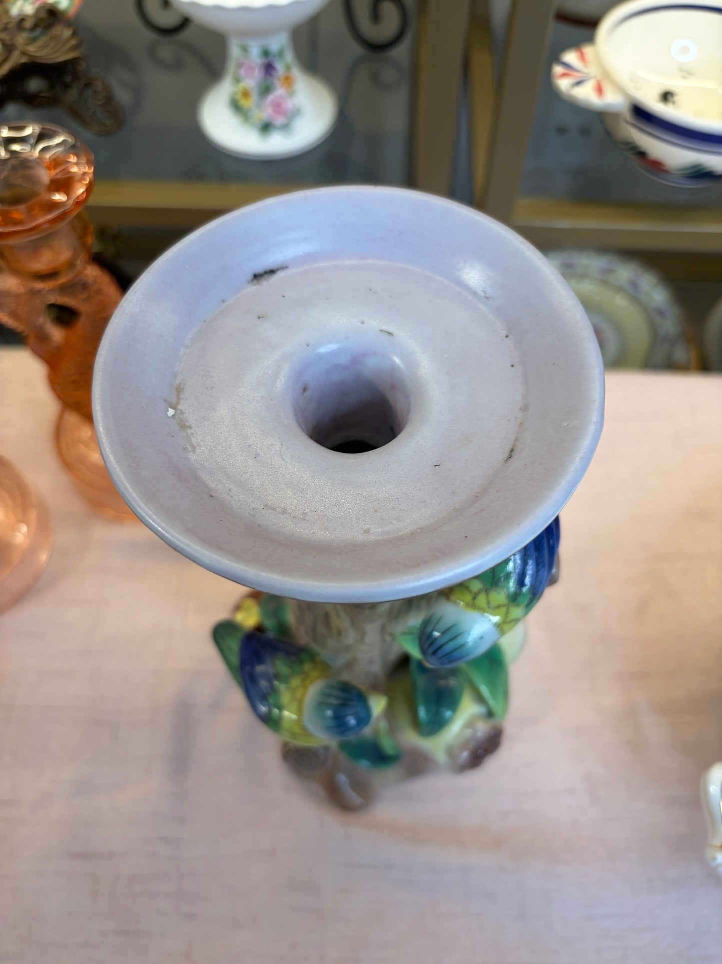 Lovely bird candleholder!
