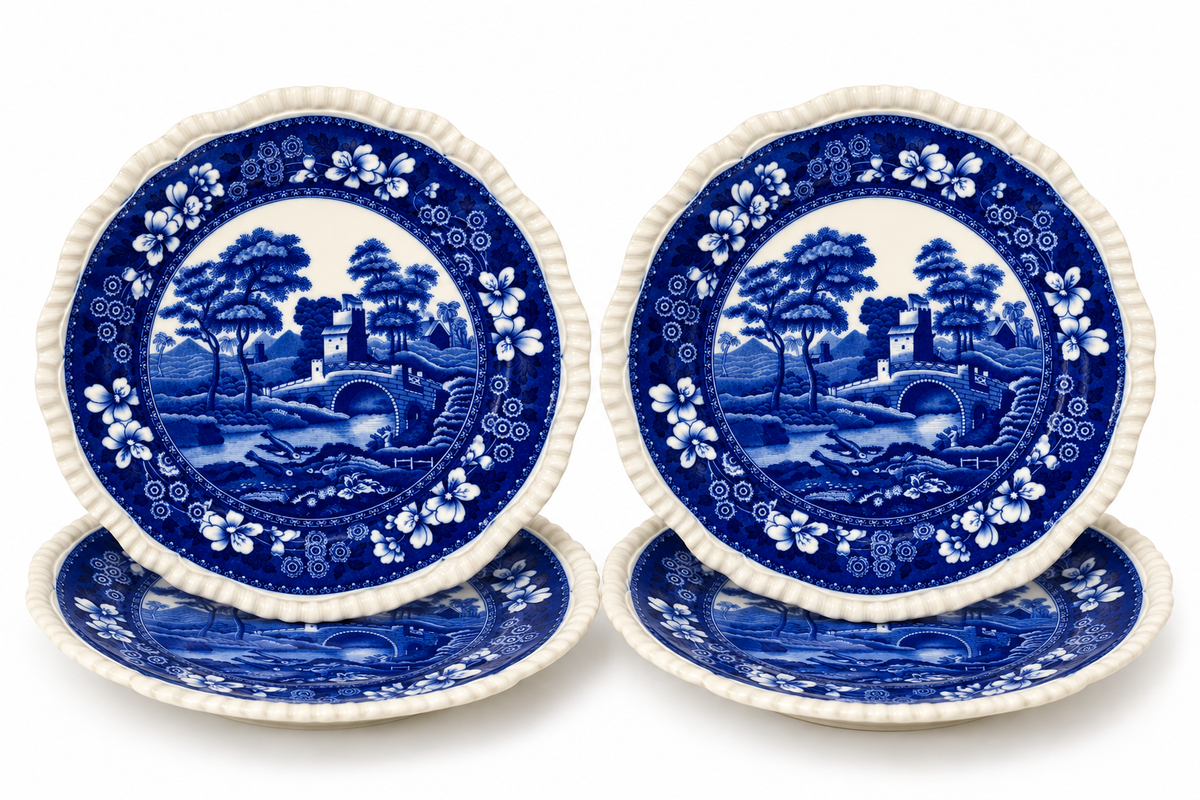 Antique Copeland Spode Tower Blue Dinner Plate | March–April 1924