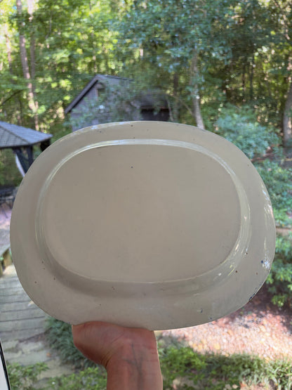 Antique Blue Willow platter!