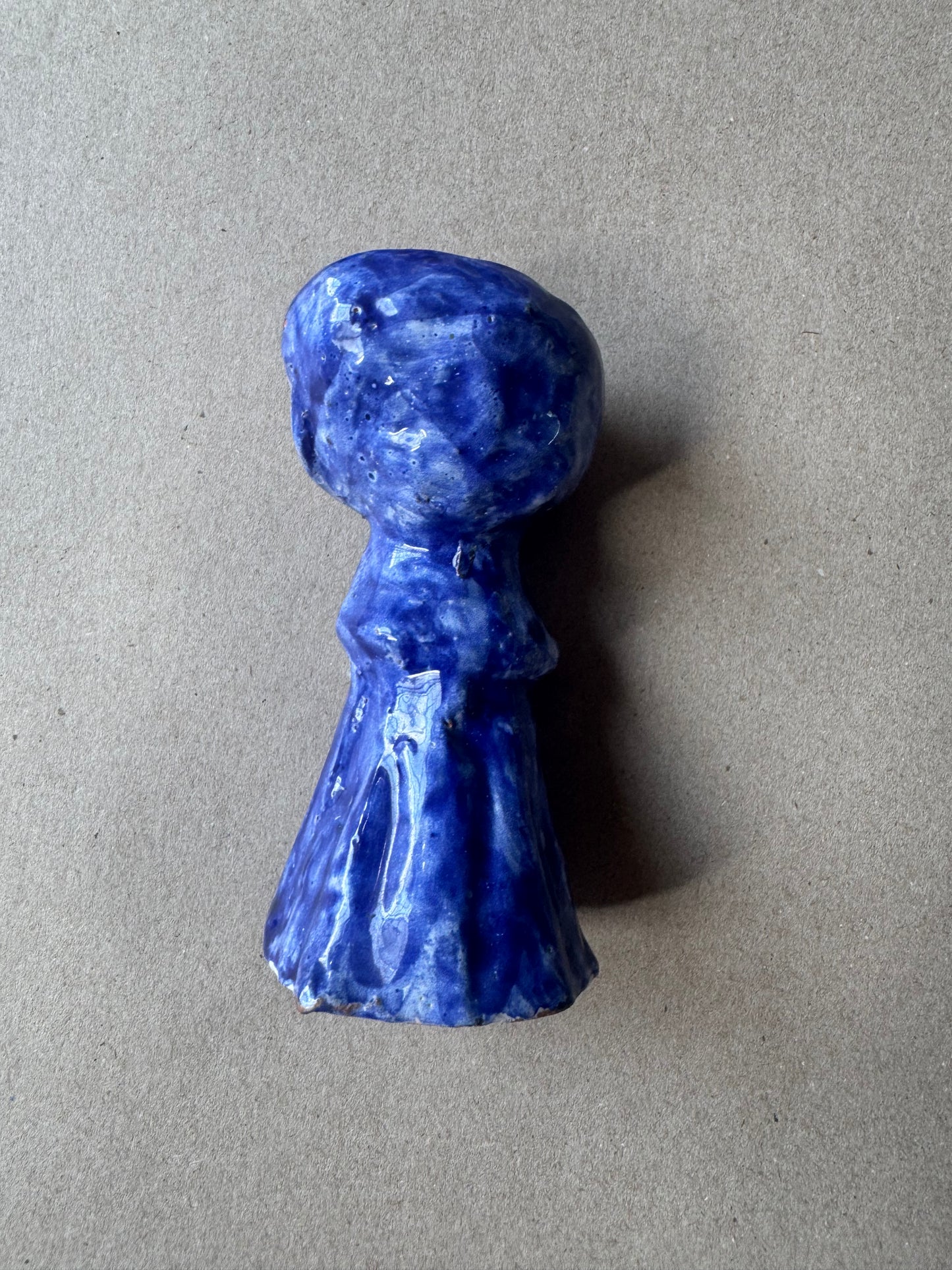 Vintage Handmade Folk Art Pottery Figurine