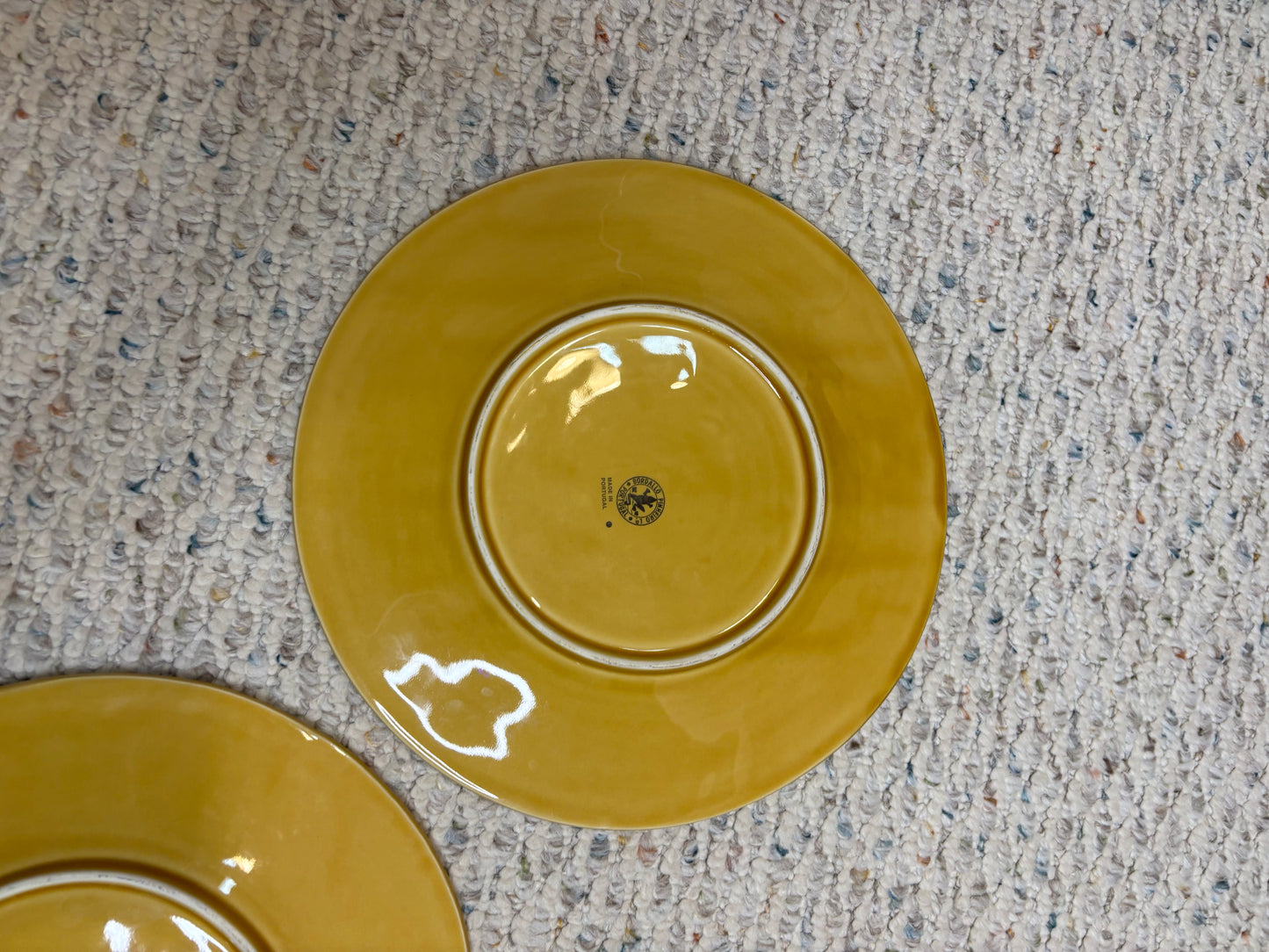 Reserved! Bordallo Pinheiro leaf plates pair!