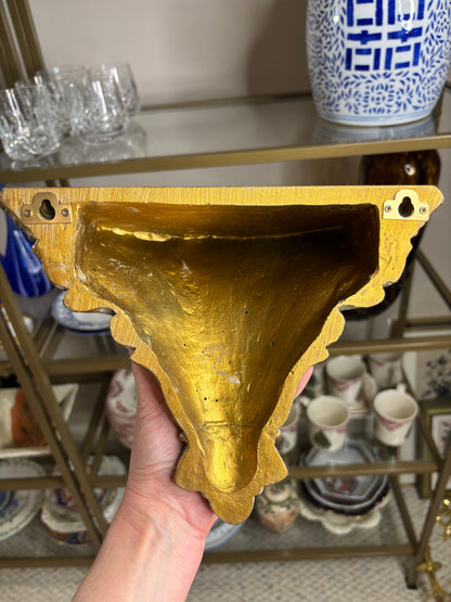 Lovely wall sconce/shelf!