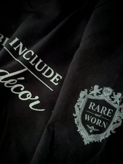 Rare and Worn | My Hobbies Include Judging Your Decor Signature V-neck Relaxed Tee - Black