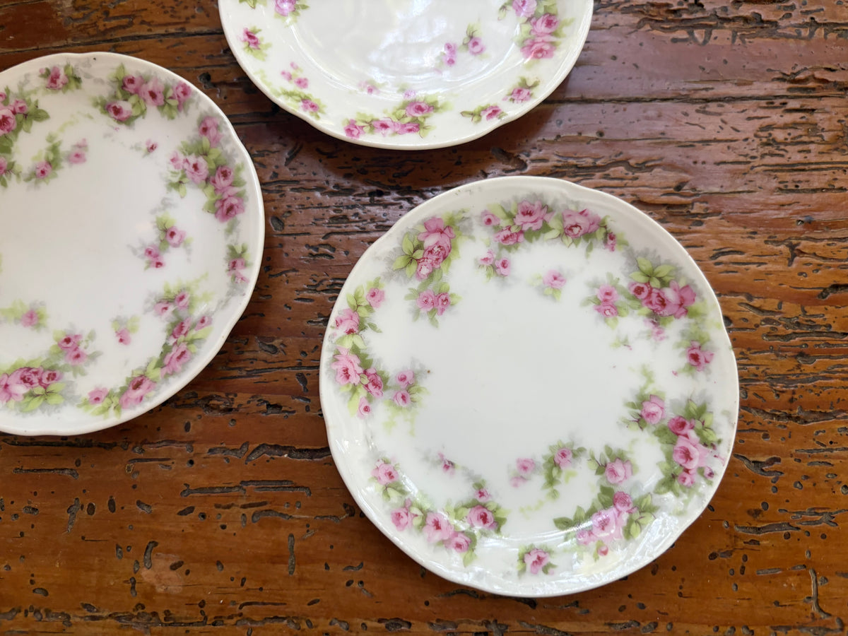 Lovely floral butter pats set of 3!