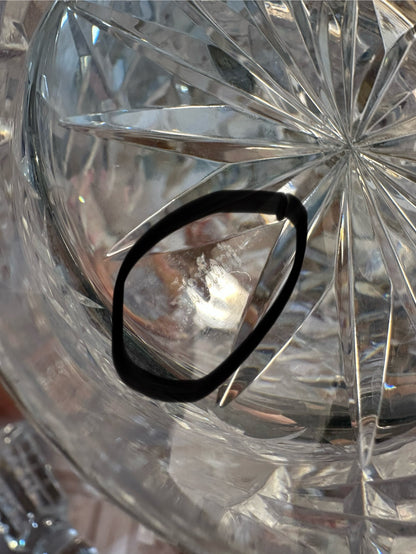 PRISTINE Vintage Waterford Lismore Crystal Wine Decanter, Made in Ireland, 13"