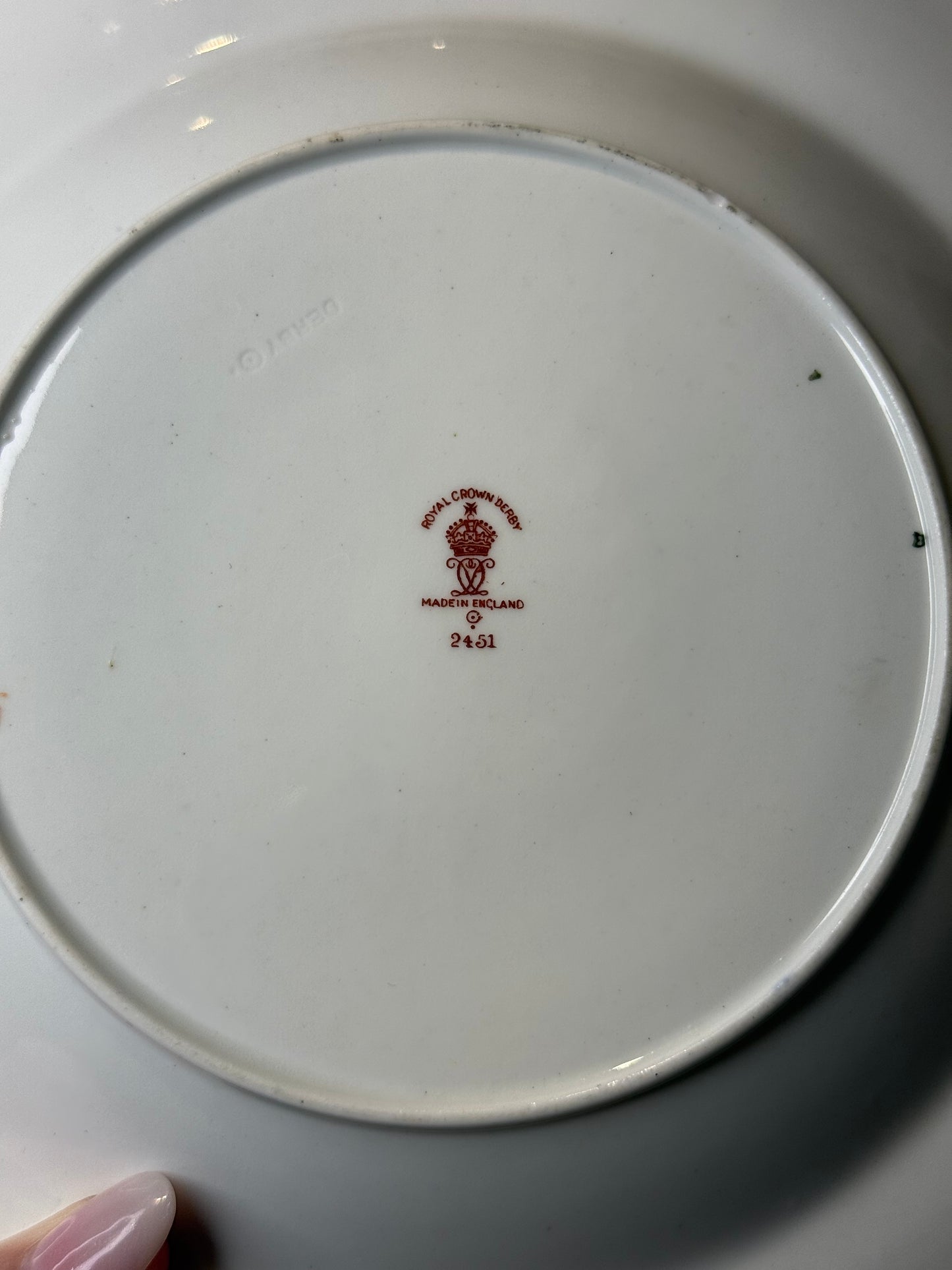 Royal Crown Derby Imari 2451 Salad Plate | Bone China | England | 9”