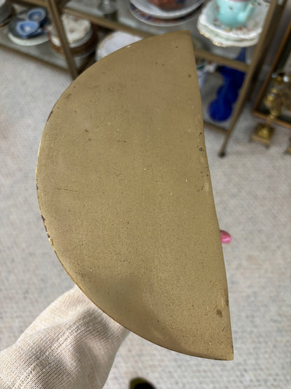 Beautiful brass sconces wall shelves pair!