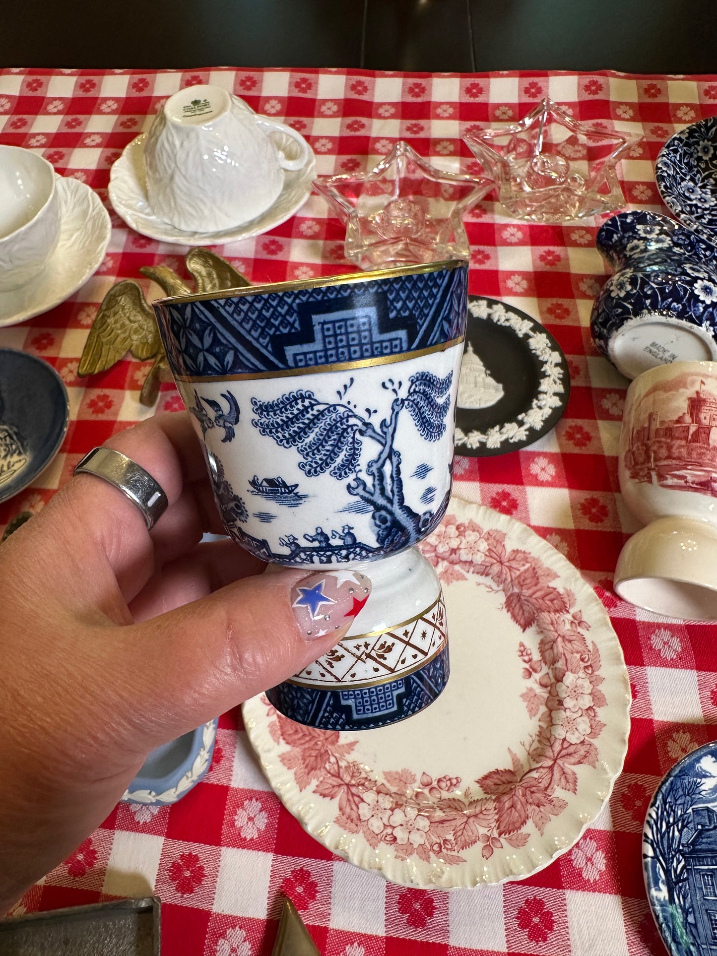 Booths Real Old Willow Egg Cup