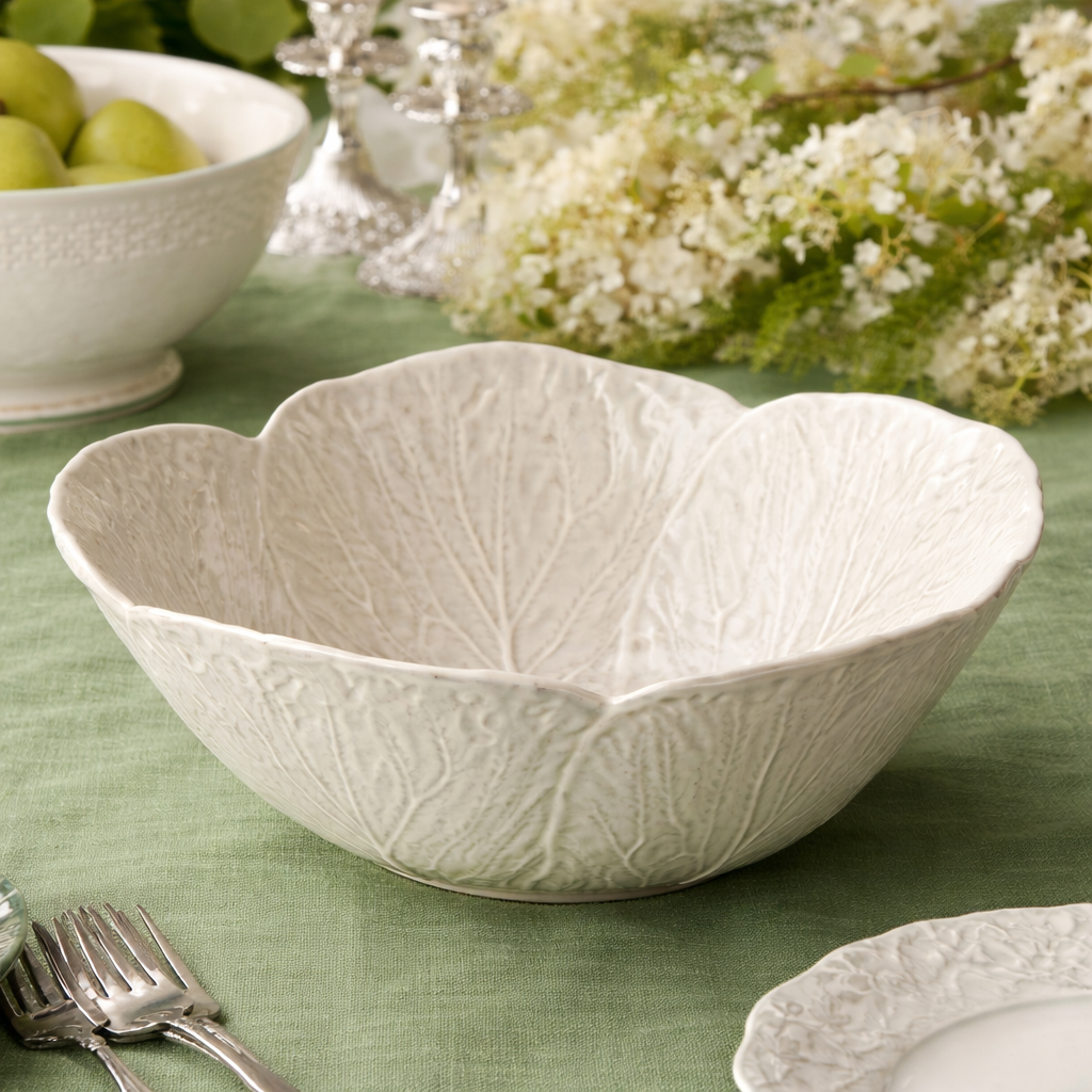 White Cabbage 3-D Deep Bowl | 12.5" x 5"