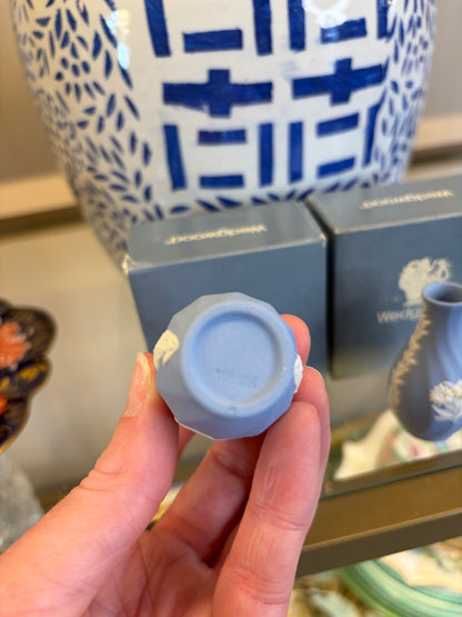 Sweetest Wedgwood mini bud vases pair!