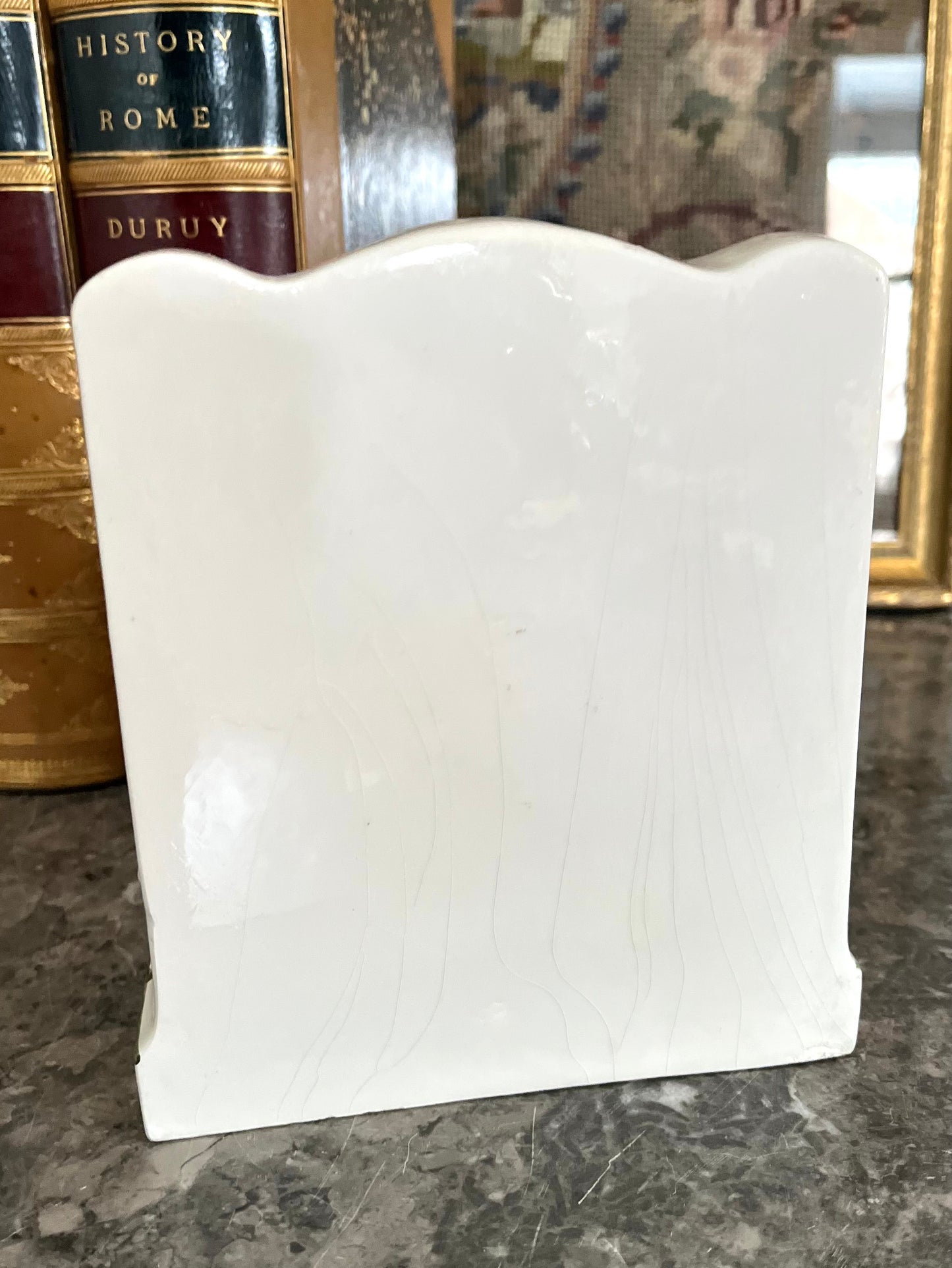 Lovely Older Vintage Nora Fenton Quail Hand Painted Bookend