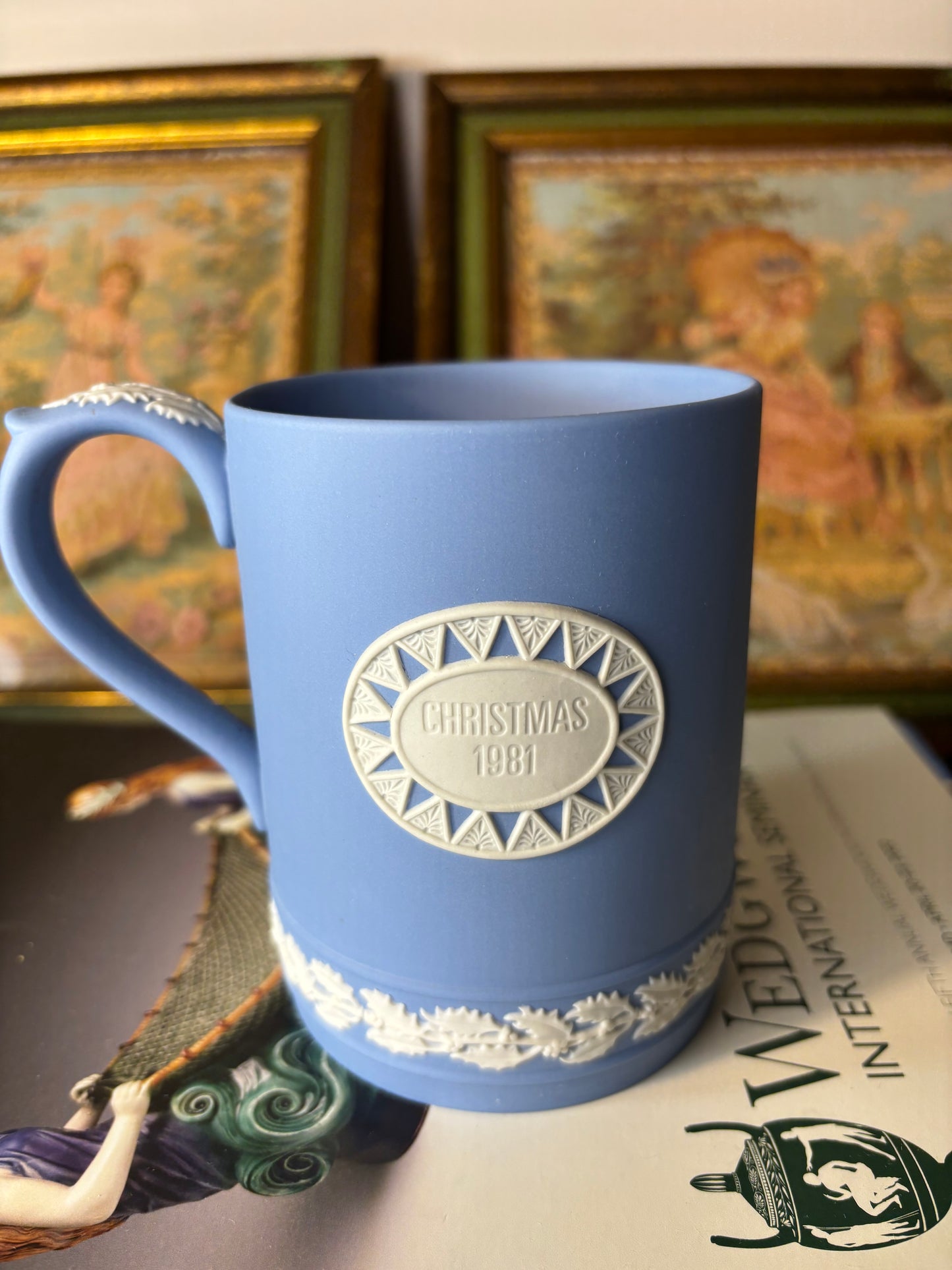 Wedgwood Jasperware Christmas 1981 mug!