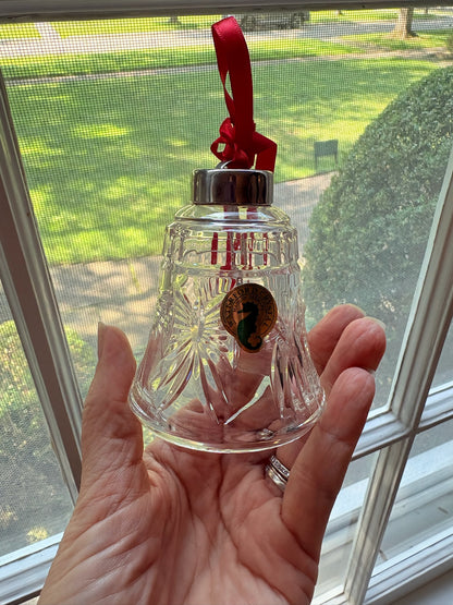 WCCR Charitable Item #194 | Waterford Crystal Millennium Bell Ornament | Made in Germany | Original Box