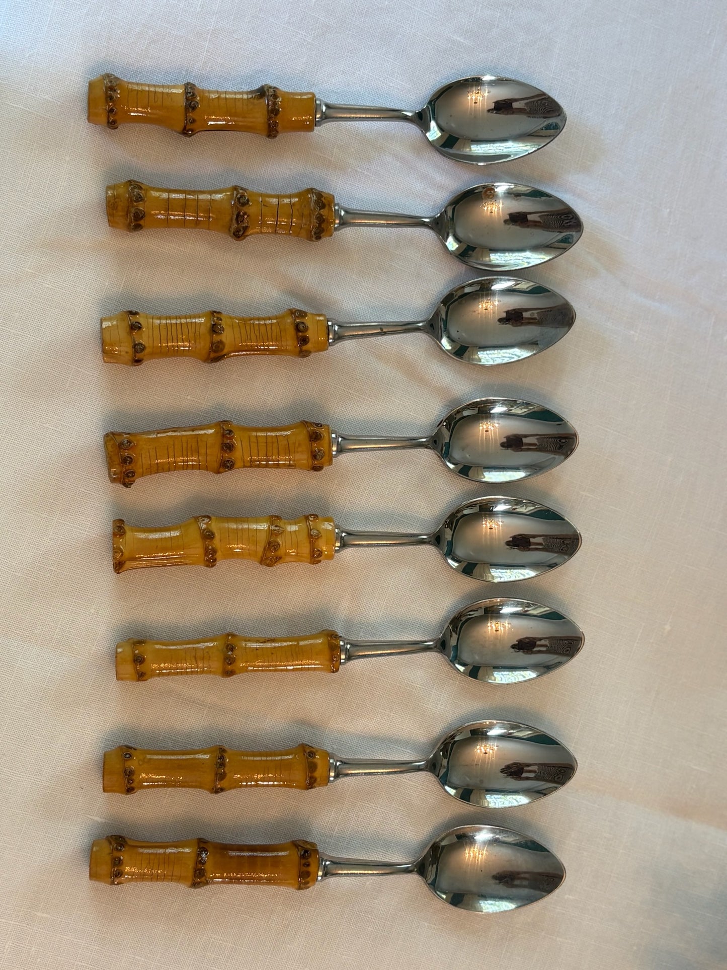 WCCR Charitable Item #165 | Vintage Bamboo Flatware Set | Service for 4 | 42 Pieces