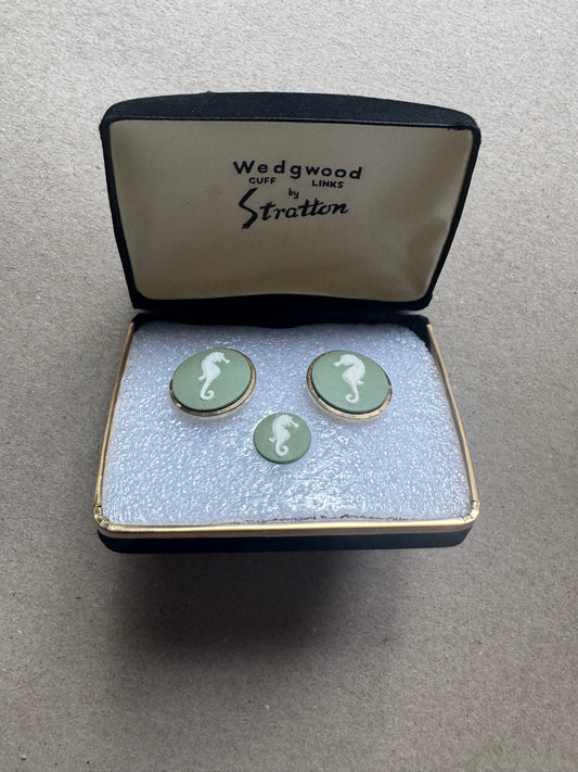 Reserved light green set of cuffs Wedgwood
