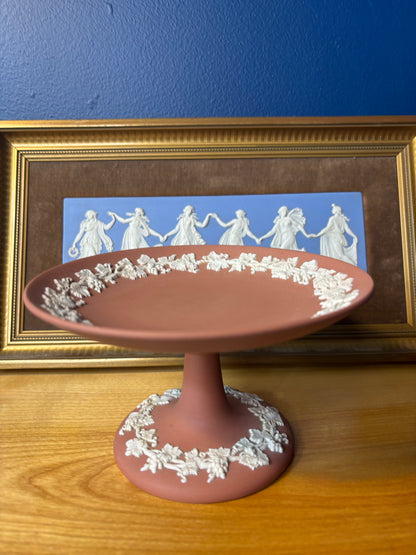 Wedgwood Jasperware terracotta compote!