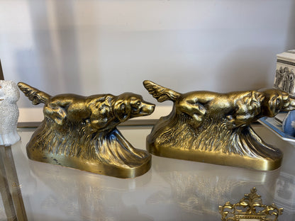Striking dog bookends pair!