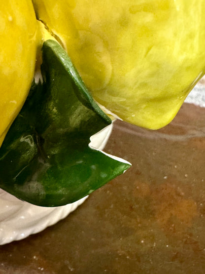Authentic Italian Ceramic Lemon Topiary, Handcrafted in Italy