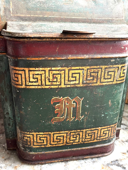 XLarge 19th Century Grocers McCormick Bulk Cayenne Spice Canister