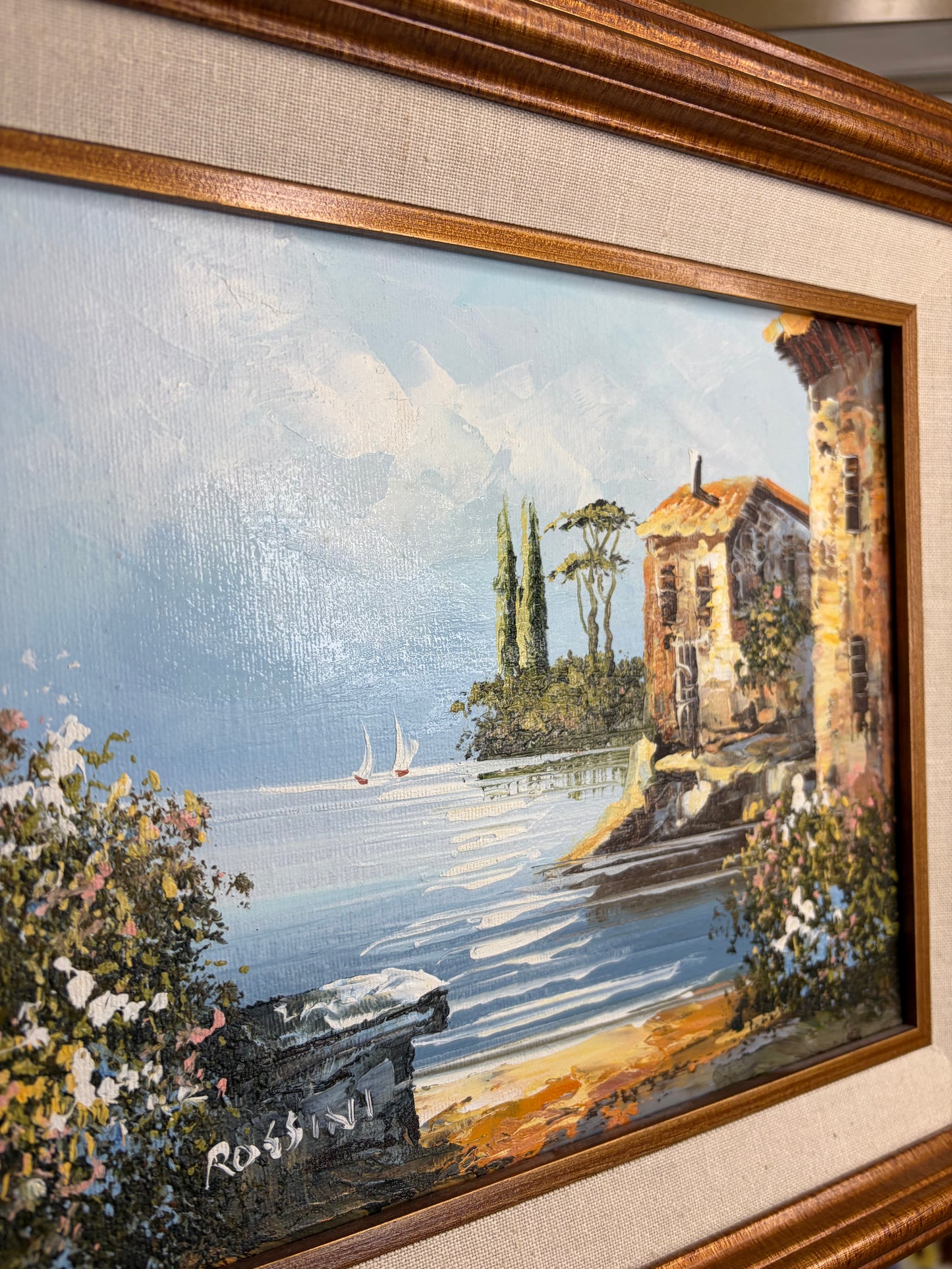 Original framed and signed oil painting!