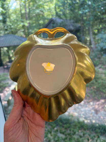 Lovely Pickard gold leaf dish!