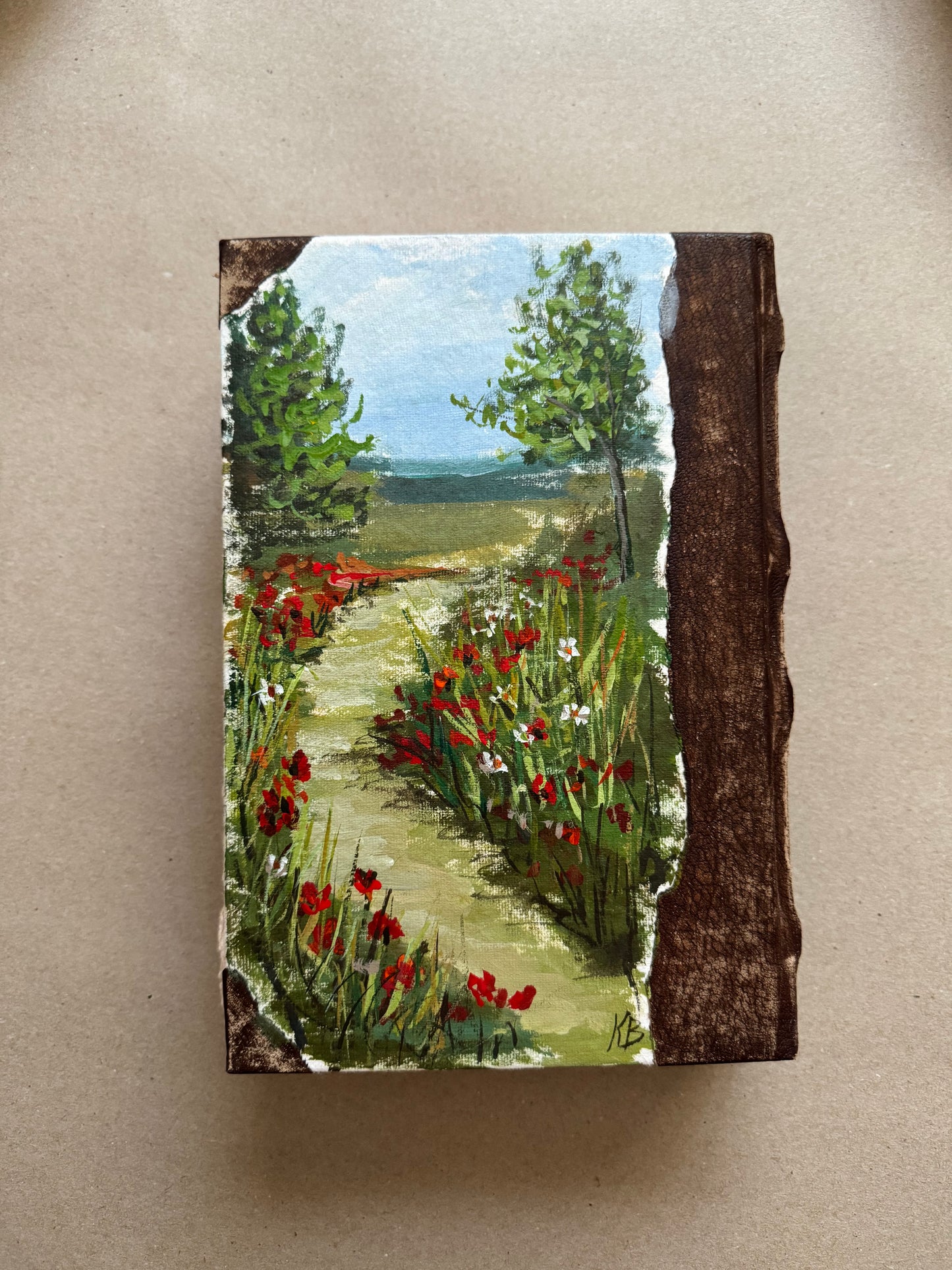 Solo Live 07/23 Hand painted large journal 10x7”