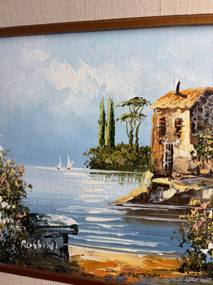 Original framed and signed oil painting!