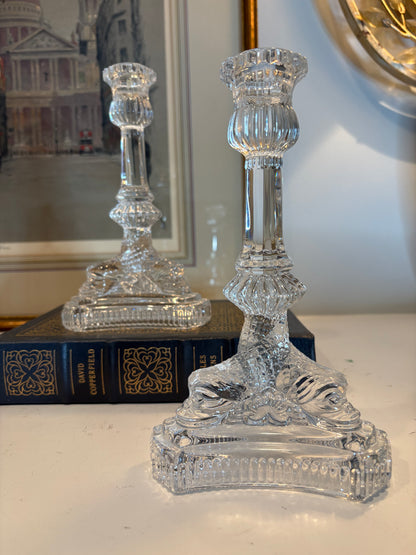 Live 2/1 Reserved for Maria Pair of Tiffany “Dolphin” Candle Holders