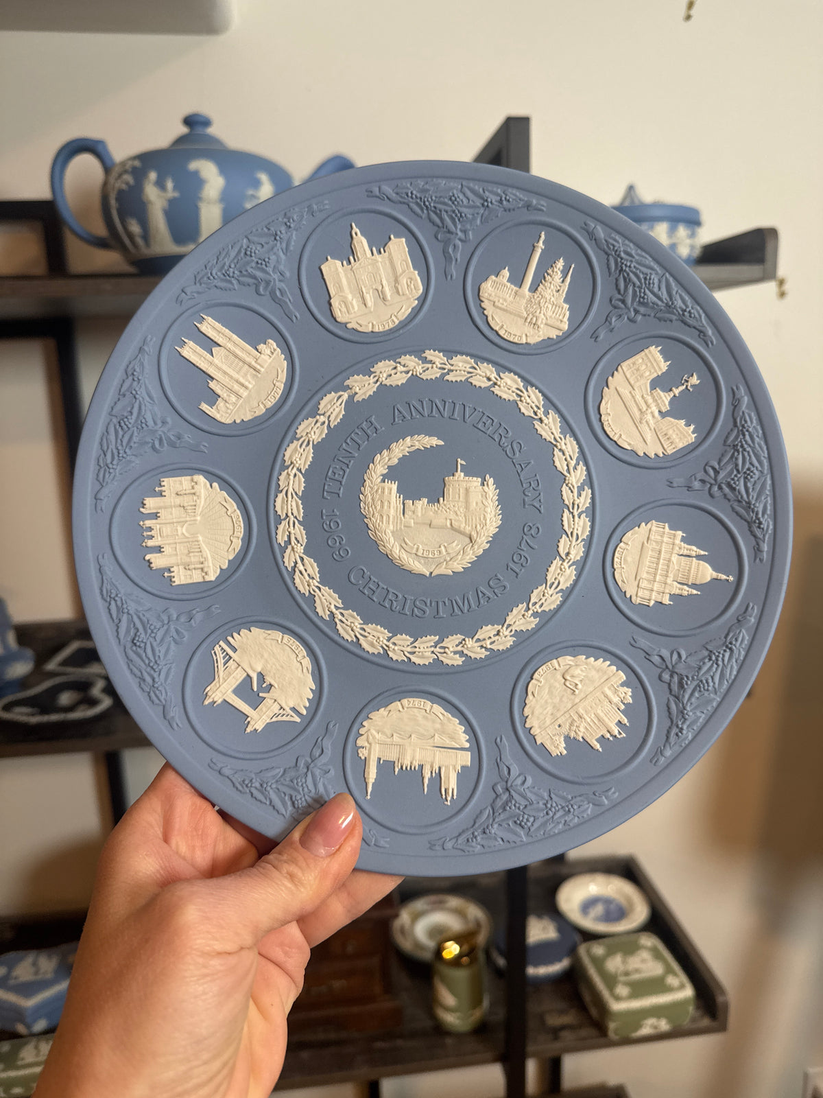 Wedgwood Christmas 1978 tenth anniversary plate