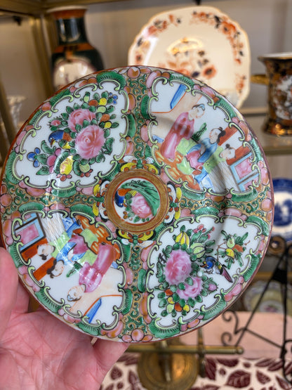 Antique Famille Rose plate! As is!