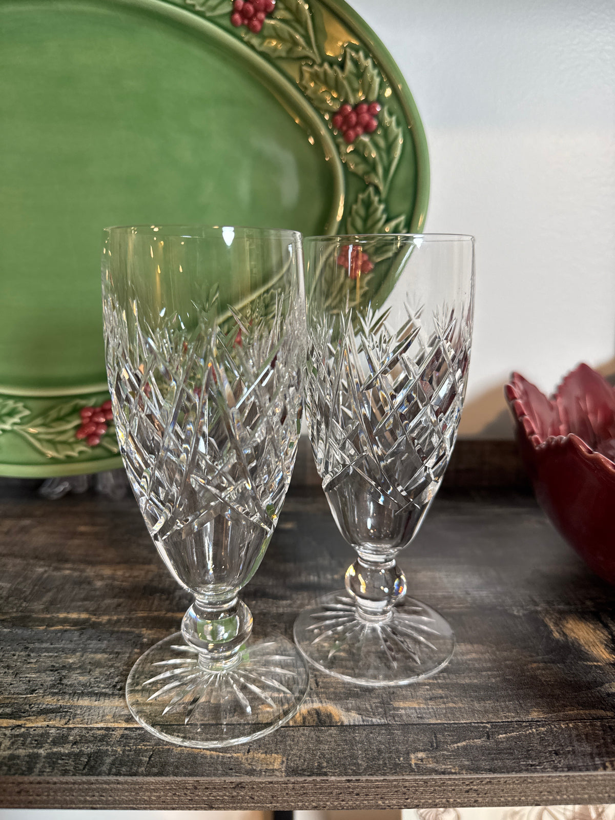 Reserved set of 4 of Waterford Lismore Cut Crystal Goblets