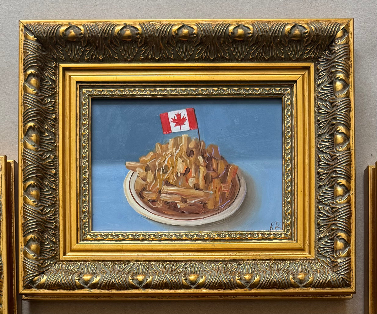 Reserved Poutine original oil painting