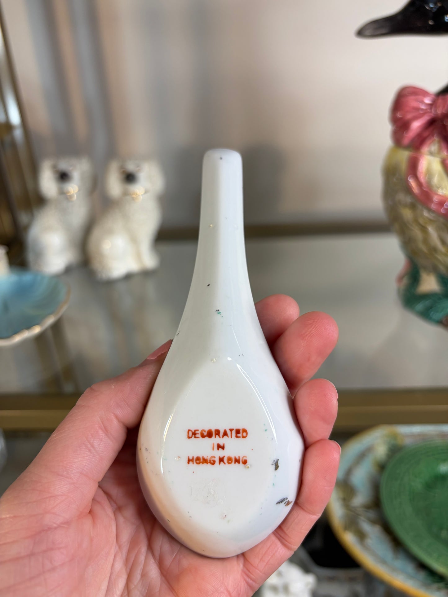 Lovely Famille Rose spoon!