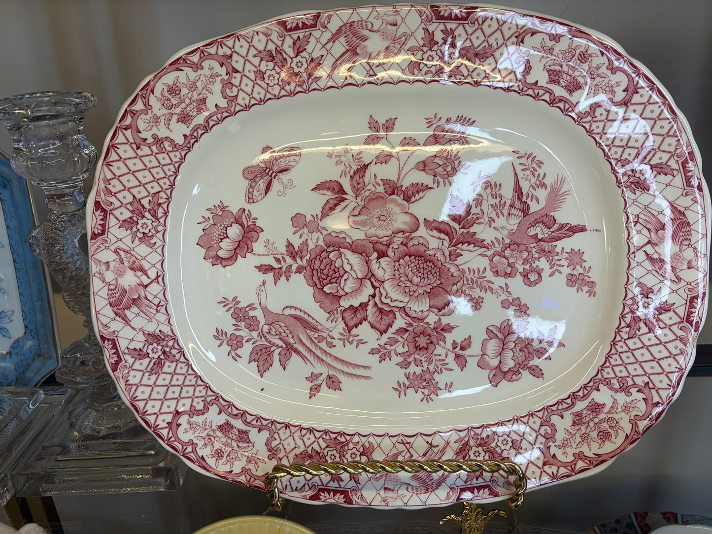 Stunning Mason’s ironstone transferware platter!