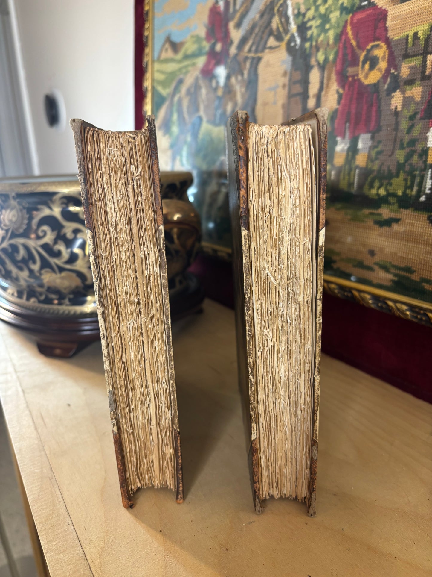 Antique 1901 Balzac books pair!